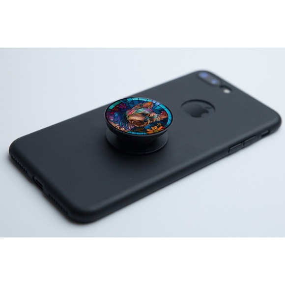 PopSockets Yorkie Yorkshire Terrier Dog Cell Phone for Women Swappable PopGrip - Picture 2 of 10